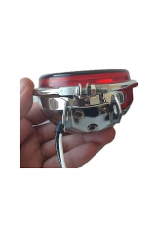 2 Adet Oben Yuvarlak Krom Stop Lambası H3 Ampullü N11.5426
