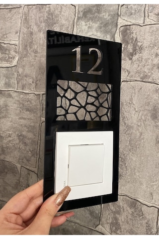 Daire Kapı Numarası Zil Priz Çerçevesi