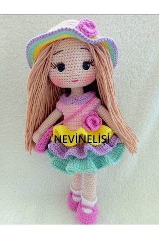 Amigurumi Eylül Bebek Çok Renkli