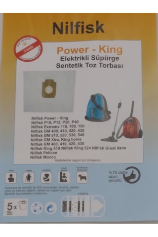 Nilfiks Sentetik 3 Paket 15 Adet