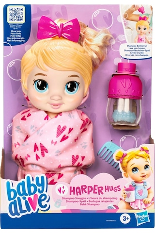 Baby Alive Bebeğimle Şampuan Eğlencesi Sarışın