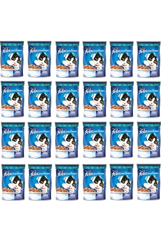 Purina Felix Ton Balıklı Pouch Yetişkin Kedi Konservesi 24 x 85 G