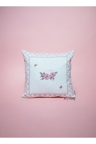 Rosadora Dekoratif Yastık Kılıfı Modern Kırlent Kılıfı Pembe