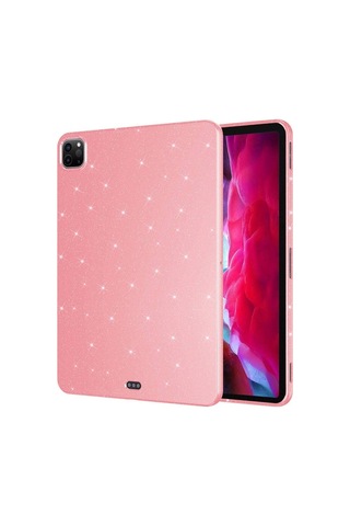 Apple Uyumlu iPad Pro 11 2022 M2 Simli Parlak Görünümlü Zore Tablet Koton Kılıf Arka Kapak
