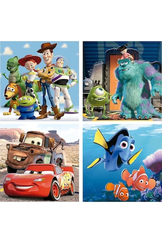 Educa Puzzle - 12+16-20+25 Parça Disney Pixar Kademeli 3-5 Yaş Çocuk Puzzle/yapboz 1 Adet