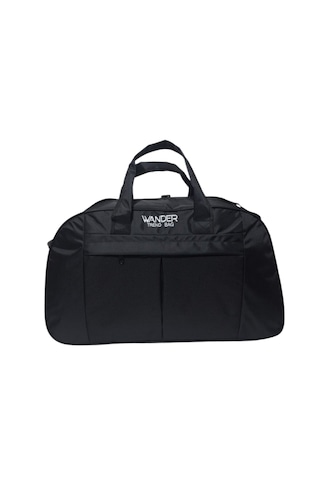 Wander Trend Bag Büyük Boy Siyah Seyahat Çantası Siyah