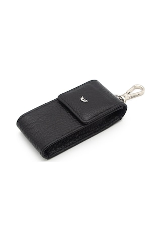 Siyah Deri Unisex Anahtarlık 0095a41