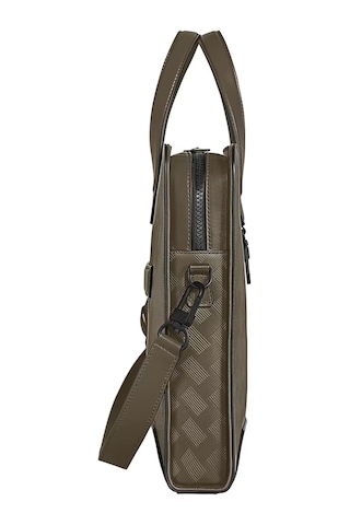 Montblanc Extreme Deri İnce Evrak Çantası 221596 Yeşil