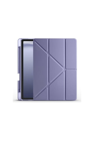 Teleplus Samsung Galaxy Uyumlu Tab A9 Sm-x110 Kılıf Trifolding Standlı Kalemlikli Kapak Rd1 Kapaklı Kılıf