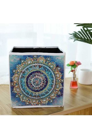 Ulzyvf Elmas Boyama Depolama Kutusu 25x25x25cm - Dıy Sanat Malzemeleri İçin Pratik Çözüm Diğer