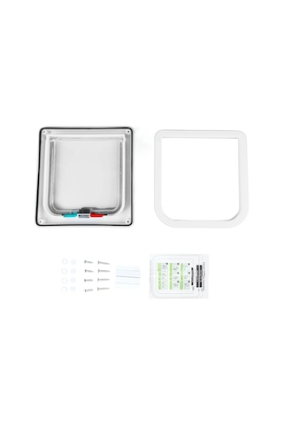 Kedi Kapaklı Kapı Kilitlenebilir Düşük Gürültülü İç Dış Yavru