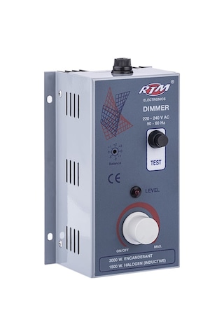 Rtm Sıva Üstü Dimmer 3000 Watt 15 Amper Rpd26300