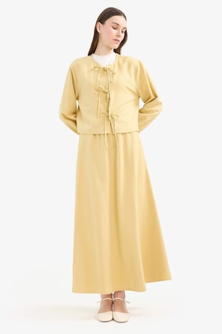 DeFacto A Kesim Keten Karışımlı Maxi Tesettür Etek E5371AX25SPKH520