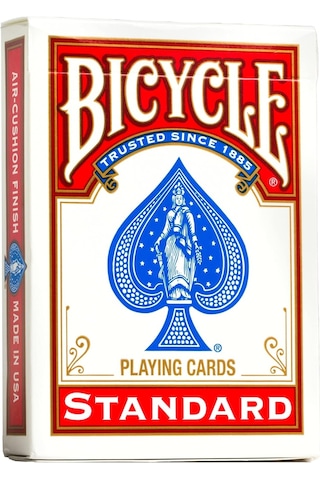 Bicycle Standart Index Oyun Kağıdı Kartı Destesi Kartları Kırmızı