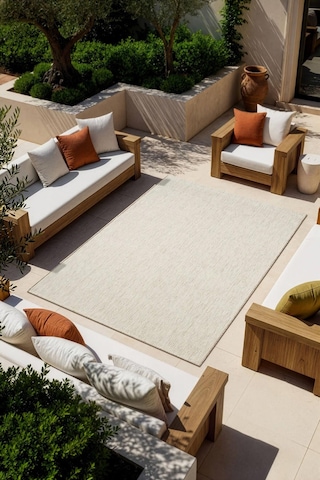 Saten Sisal Ss002b Bej Modern Sisal Halı Yumuşak Dokulu Kaymaz Taban Yıkanabilir Dayanıklı Kilim