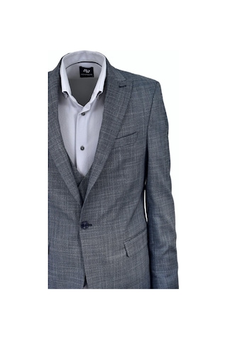 Erkek Hasır Silim Fit Takım Elbise Bgl-st03495 001