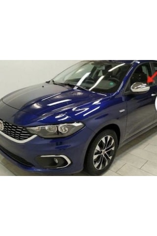 Fiat Egea Krom Ayna Kapağı 2015 Sonrası 2 Parça Abs Krom