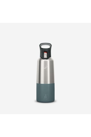 Quechua Outdoor Paslanmaz Çelik Termos - 0,8 L - Yeşil - 900 Turuncu