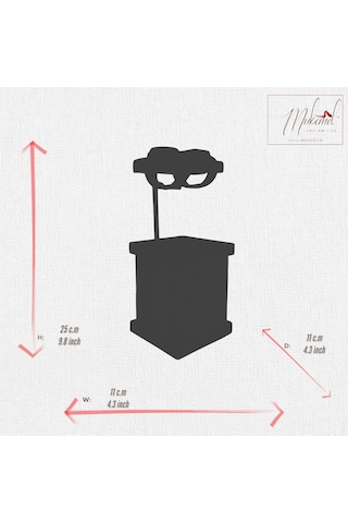 Lüks Mermer Standı Led Işıklı Eşsiz Dekor- Mükemel