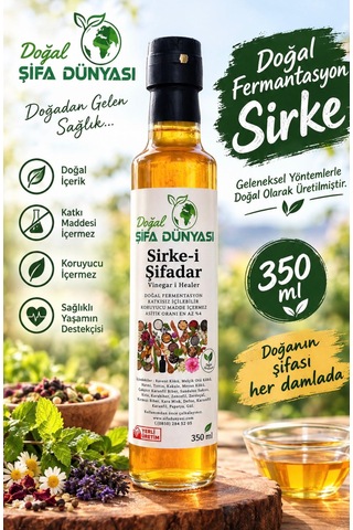 Doğal Şifa Dünyası Sirke-i Şifadar Doğal Fermantasyon 350 ML