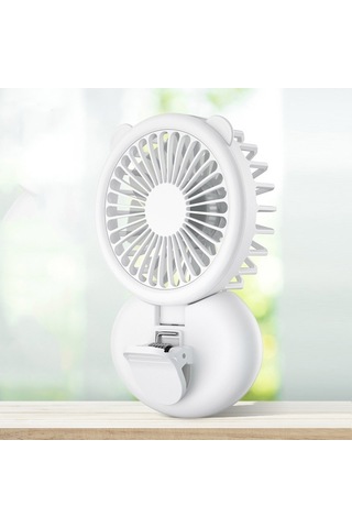 Cbtx D11 Dolgu Işık Klipsi Katlanır Mini Usb Masaüstü Fan