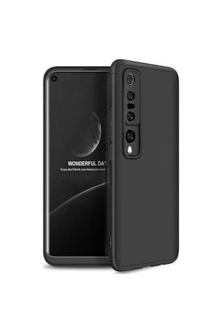 Xiaomi Mi 10 Pro Kılıf Zore Ays Kapak Siyah