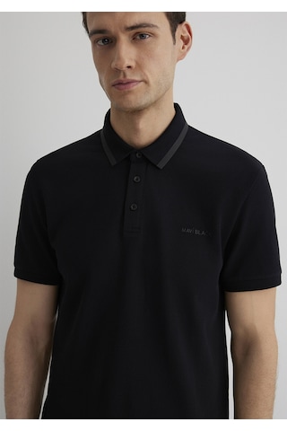 Mavi Siyah Erkek Polo Yaka T-shirt M0611829-900 SIYAH
