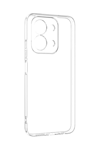 Redmi 15c Kılıf Zore Süper Silikon Kapak - Şeffaf Şeffaf