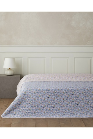 English Home Lumira Fiorito Tek Kişilik Çok Amaçlı Örtü 160x220 Cm Açık Mavi Açık Mavi