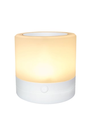 Ranyeek Renkli Işık Efekti Gece Lambası 3.7v 1200mah Batarya, 18-24 Saat Süre, Abs Malzeme Beyaz