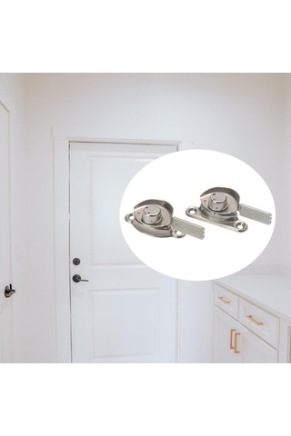 Trendooze 2 Adet Ofis Çiftlik Otel Kapı Sabit Hilal Kilit 6.5x2.4 Cm 6.5 Cmx2,4 Cm