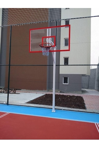 Mia Basketbol Potası 105 180 8 Mm Solid Polikarbon 45 Cm Sabit Çember