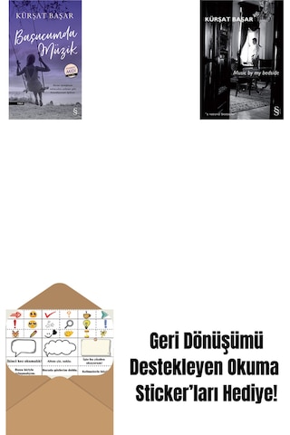 Başucumda Müzik Midi Boy + Music By My Bedside + Okuma Sticker'ları