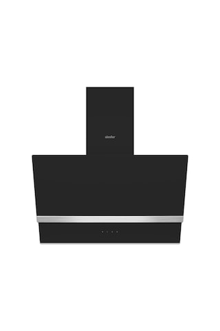 Simfer 8738 60CM Premium Dokunmatik Inox Dekorlu Cam Davlumbaz