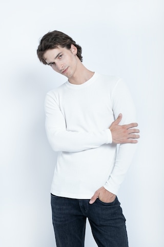 Sportuel Erkek Ekru 6511 Js 0 Yaka Basic Waffle Sweatshirt Jsswtk25e000008-ekru