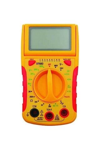Class Dijital Multimetre & Kablo Test Cihazı - Dt 68d