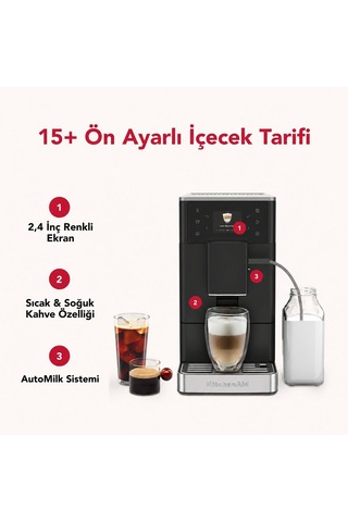Kitchenaid KF3 220 W Tam Otomatik Buzlu Kahve Özellikli Espresso Makinesi