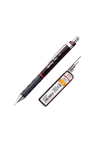 Rotring Tikky Versatil Kalem Kalem 0.9 MM Kahverengi -  Rotring Uç 0.1 MM