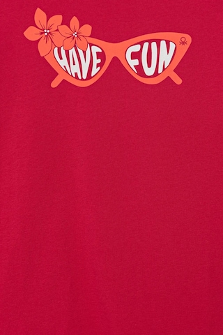 United Colors Of Benetton Kız Çocuk T Shirt 3jerc10pb Fuşya Fuşya