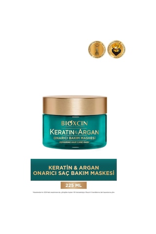 Bioxcin Keratin & Argan Onarıcı Bakım Maskesi 225 Ml