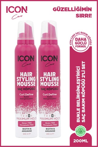 Saç Şekillendirici Köpük Curl Defıne 2'li Set