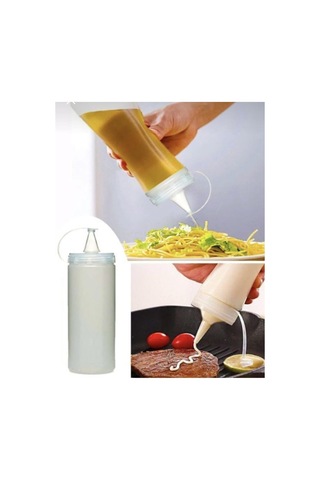 Sos Şişesi 3'lü Şeffaf Sos Şişesi Bpa Free 700 Ml Diğer
