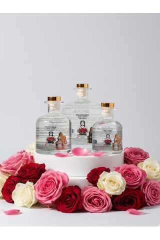 Fimstanbul İlk Sıkım %100 Saf Doğal Gül Suyu 500 Ml Rose Water - Cam Şişe Yaprak Taneli