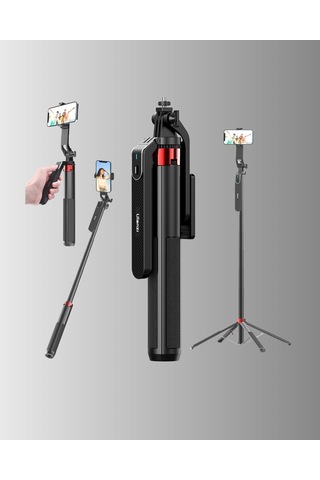 Northcity Uzaktan Kumandalı Tripodlu Selfie Çubuğu - Canlı Yayın Ve Vlog İçin Profesyonel Çözüm