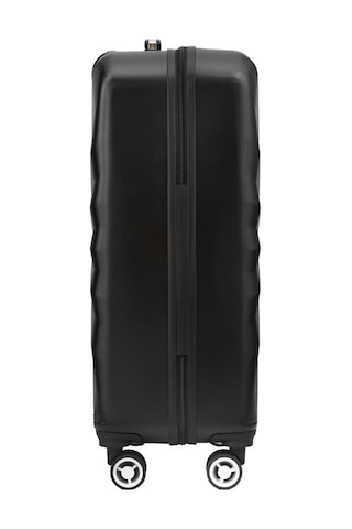 Büyük Boy %100 Polikarbon Valiz 4x2 Teker Siyah 1809 Siyah