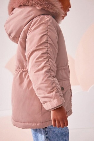 Next Baby Kız Çocuk Kışlık Parka Mont Pembe