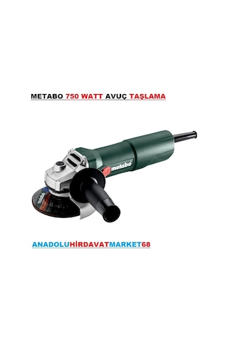 Metabo 115Mm Avuç Taşlama Makinası 115Mm Spiral Makina