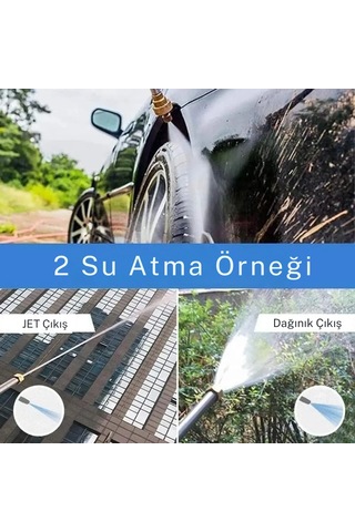 Techtic 30cm Köpük Hazneli Basınçlı Ayarlanabilir Bahçe Sulama