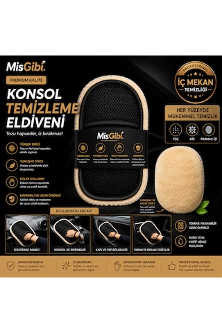 Misgibi Premium Araç İçi Konsol Temizleme Eldiveni 1 Misgibi Premium Araç İçi Konsol Temizleme Eldiveni 1