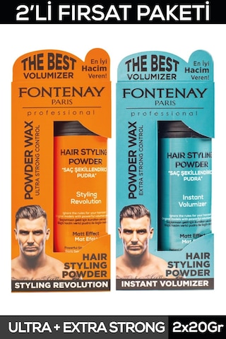 Fontenay Saç Şekillendirici Pudra Toz Wax Mat Effect Ve Ultra Strong 20gr